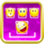 icon Pink Emoji keyboard