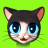 icon Talking Cat and Background Dog 25