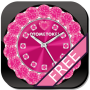 icon [Free]CUTE QLOCK Pink Diamond für Samsung Galaxy J3 Pro (2017)