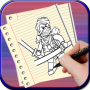 icon How to Draw Lego Ninjago für qmobile Noir J2