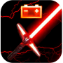 icon Lightsaber Wars Battery Widget - Force of Stars für Huawei Y6 2018
