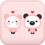 icon FanDa Pink Love Go Launcher EX