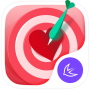 icon Valentine red heart theme für Xiaomi Mi Pad 4 LTE