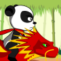 icon Panda Rides Dragon