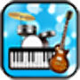 icon Band Game: Piano, Guitar, Drum für sharp Aquos R