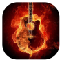 icon Fiery guitar