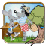 icon Wolf and Rabbit at the farm 1.0