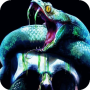 icon Snake in skull