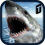 icon Crazy Shark 3D Sim für tecno Spark 2