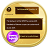 icon SMS Panda Gold Glitter 1.0.15