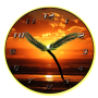 icon Sunset Analog Clock