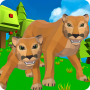 icon Cougar Simulator: Big Cat Family Game