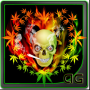 icon Skull Smoke Weed Magic FX für Samsung Galaxy S4 mini plus(GT-I9195I)