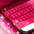 icon Pink Keyboard Fancy Theme 1.279.13.91