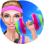 icon Gym Girl: Fitness Beauty Salon für Samsung Galaxy Young 2