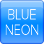 icon Keyboard Blue Neon Theme