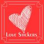 icon Love Stickers - Valentine's Day für oppo A37